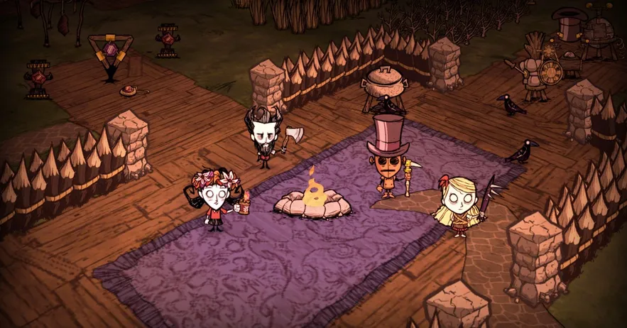 Don't Starve Together survival camp