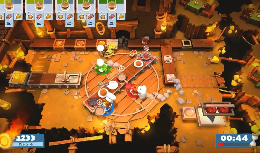 Overcooked 2 chaotic kitchen gameplay