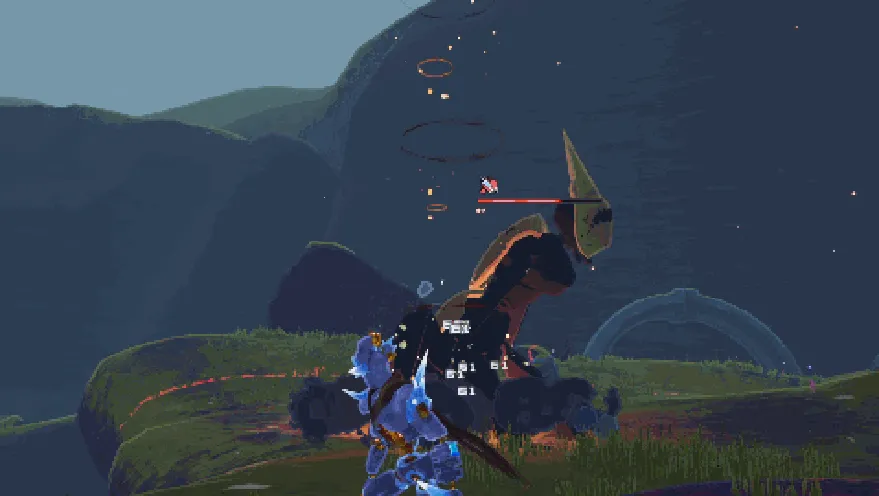 Risk of Rain 2 boss battle